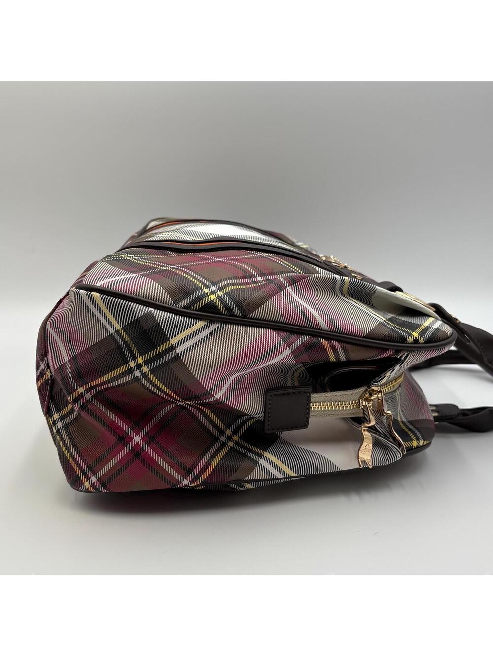 Vivienne Westwood Derby Tartan Bowler Bag - Picture 5 of 11